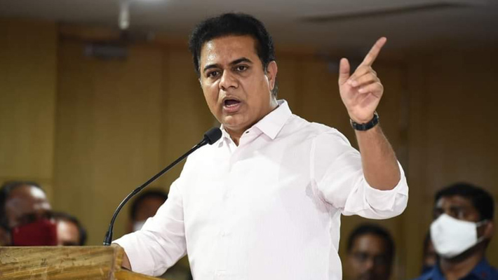 కేంద్రంపై మండిపడ్డ తెలంగాణ మంత్రి కేటీఆర్…. కౌంటర్ ఇచ్చిన తెలంగాణ బీజేపీ శాఖ