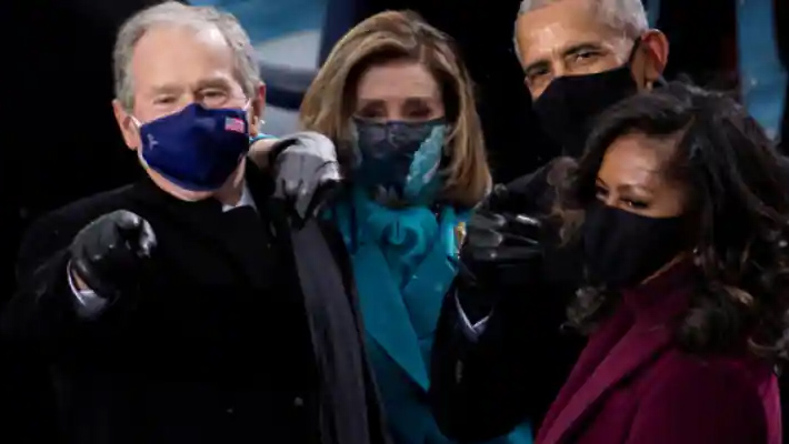 దయచేసి వ్యాక్సిన్ వేయించుకోండి.. పౌరులకు మాజీ అధ్యక్షులు, ప్రథమ మహిళల వినతి