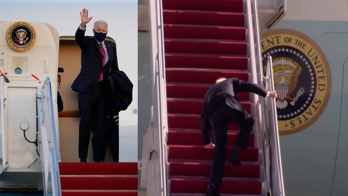 అమెరికా అధ్యక్షుడికి వింత అనుభవం..