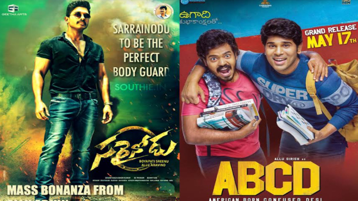 హైయెస్ట్ టిఆర్పి రేటింగ్ తో చరిత్ర సృష్టించిన సరైనోడు,  ఏబిసిడి హిందీ డబ్బింగ్ వెర్షన్స్..