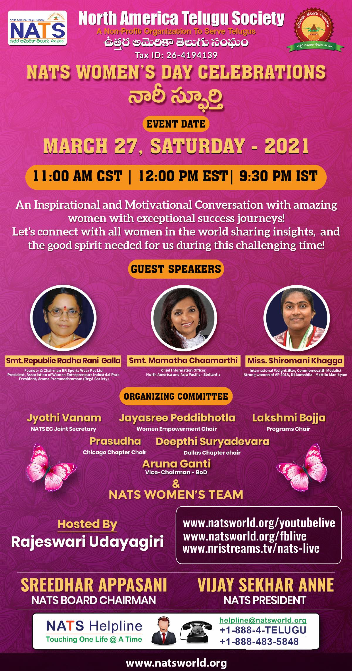 NATS Event  Women’s Day Celebrations