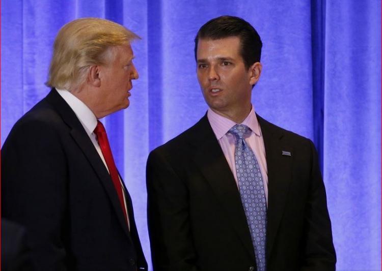 మరో వివాదంలో జూనియర్‌ ట్రంప్‌