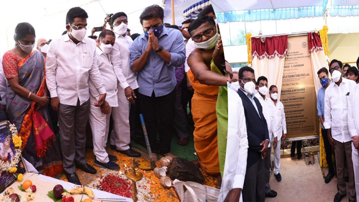 ఐటీ హబ్ -2 నిర్మాణానికి మంత్రి కేటీఆర్ శంకుస్థాపన