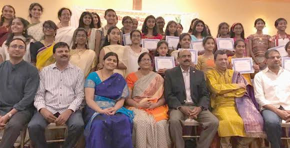 100 NRI students received Music Course Certificates