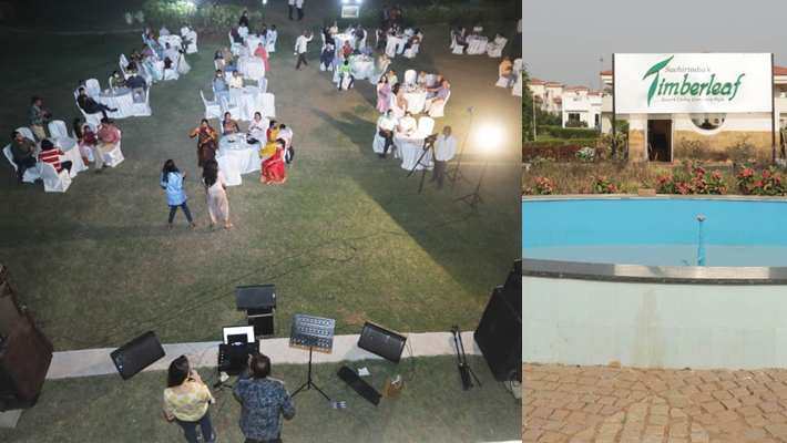 Suchirindia TIMBERLEAF Celebrating Get Together at Suchirs Timberleaf Villas Hyderabad