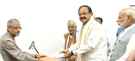 ఉపరాష్ట్రపతిగా వెంకయ్య నామినేషన్