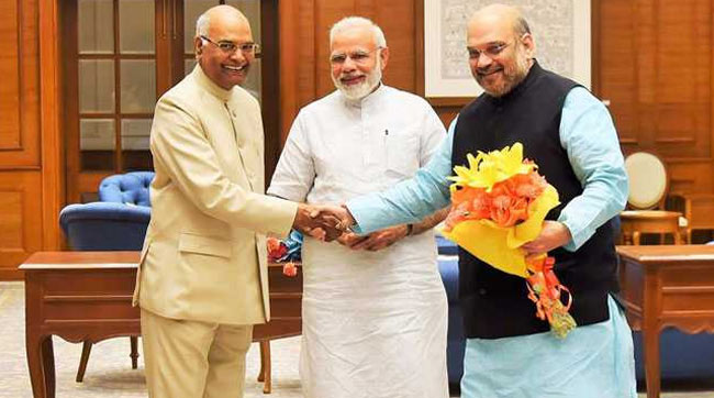 NDA రాష్ట్రపతి అభ్యర్థి రామ్ నాథ్ కోవింద్ గెలుపు