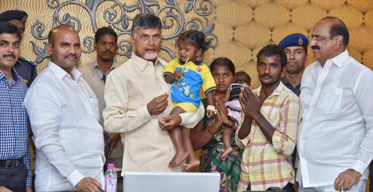 సీఎం చంద్రబాబును కలిసిన మృత్యుంజయుడు