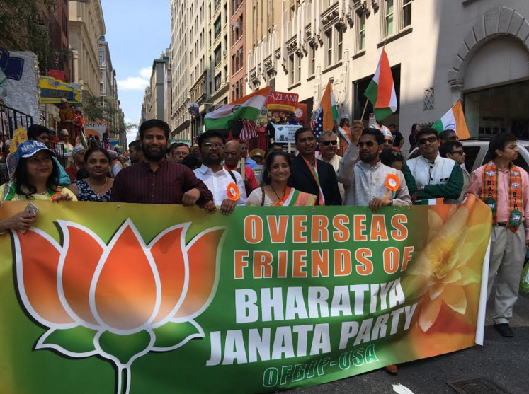 ఇండియా డే పెరేడ్ లో పాల్గొన్న ఓవర్ సీస్ ఫ్రెండ్స్ అఫ్ భారతీయ జనతా పార్టీ