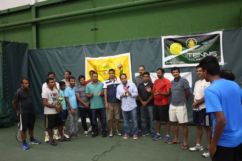 విజయవంతమైన టిఏజిసి టెన్నిస్ పోటీలు