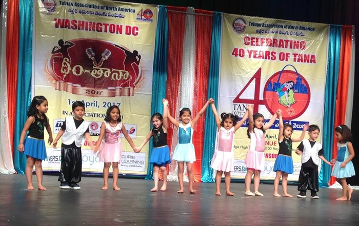 ధీంతానా పోటీల్లో చిన్నారుల ప్రతిభ