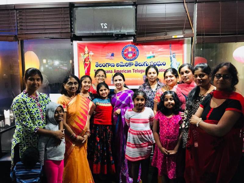 టాటా అధ్యక్షురాలు ఝాన్సీరెడ్డి తో ఫ్లోరిడా వాసుల మాట మంతి