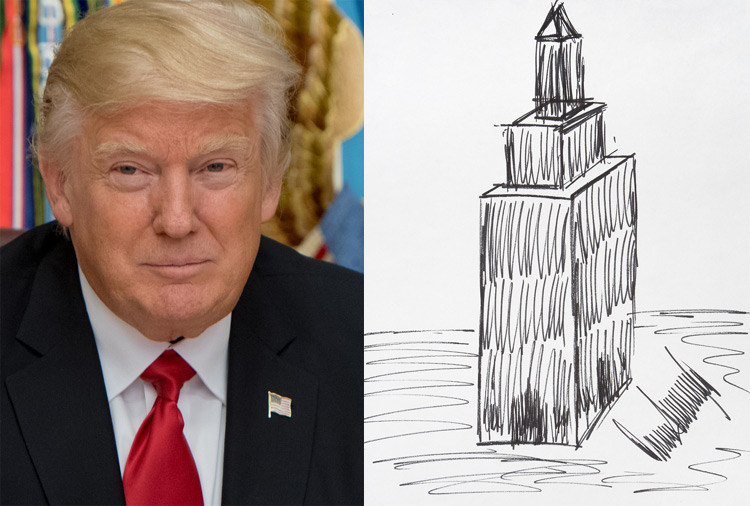 డొనాల్డ్‌ ట్రంప్‌ వేసిన చిత్రానికి రూ.10 లక్షలు