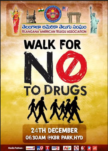 T.A.T.A Walk for No to Drugs on 24th December