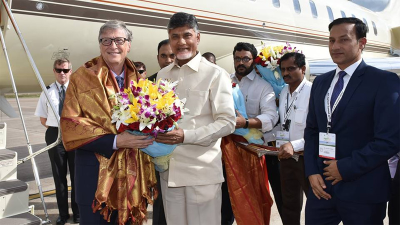 Microsoft Founder Bill Gates is in Vizag
