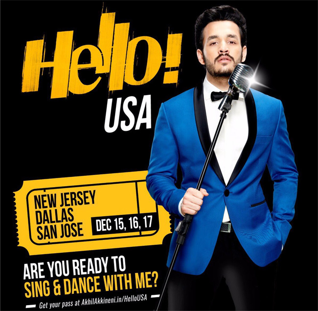డిసెంబర్‌ లో అఖిల్‌ ‘హలో’ అమెరికా పర్యటన!