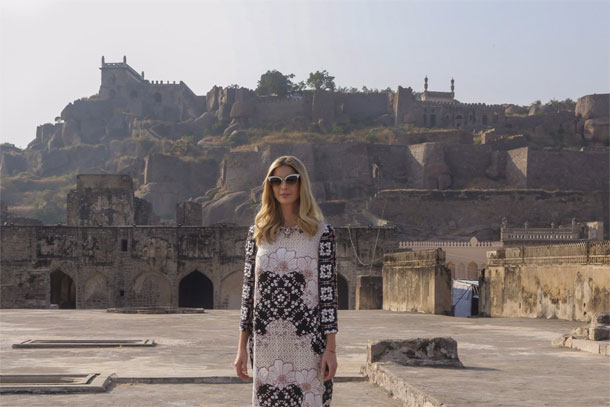 గోల్కొండ కోటలో ఇవాంక ట్రంప్