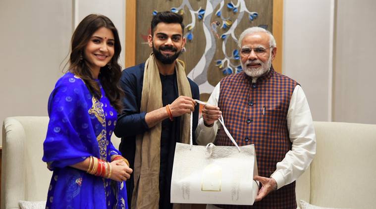 ప్రధానికి విరుష్క ఆహ్వానం