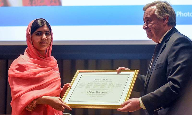 Malala Receives Highest Un Honour To Promote Girls Education 