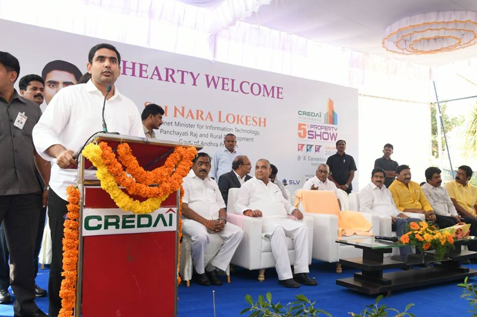 CREDAI property show launched by Nara Lokesh