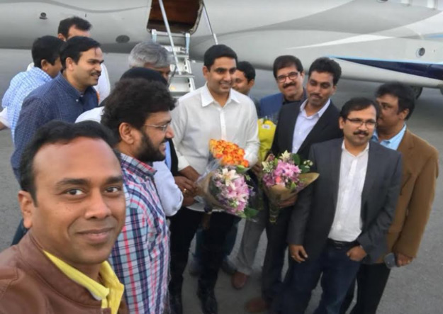 Grand Welcome to Nara Lokesh in Bay Area