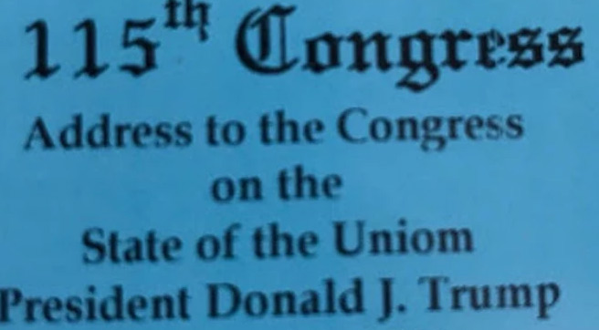 తప్పుల తడకగా అమెరికా అధ్యక్షుడి ఆహ్వాన పత్రిక