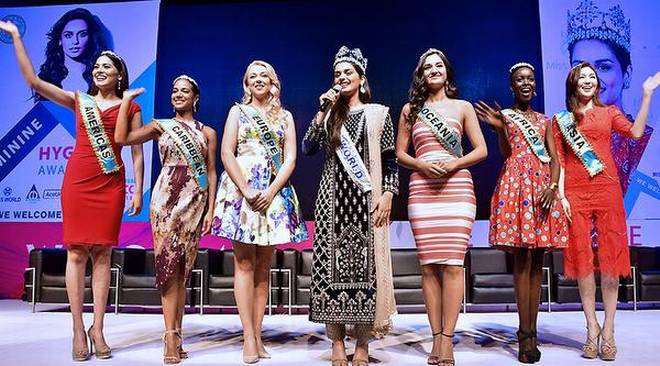 హైదరాబాద్ లో అందగత్తెల సందడి