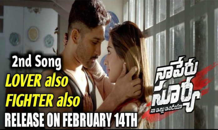 ఫిబ్రవరి 14న నా పేరు సూర్య రెండో పాట…. మైనస్ 12 డిగ్రీస్ లో సరిహద్దులో షూటింగ్