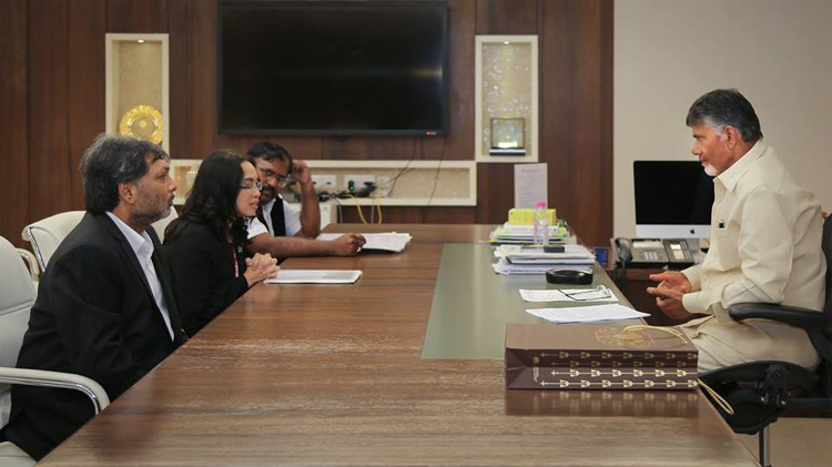 అమరావతిలో బౌద్ధ ఆలయ నిర్మాణం