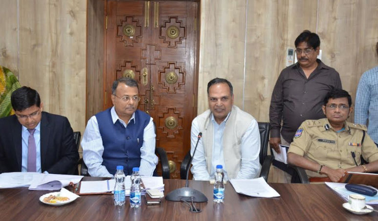 వివిధ శాఖల అధికారులతో ఎస్.కె. జోషి సమన్వయ సమావేశం
