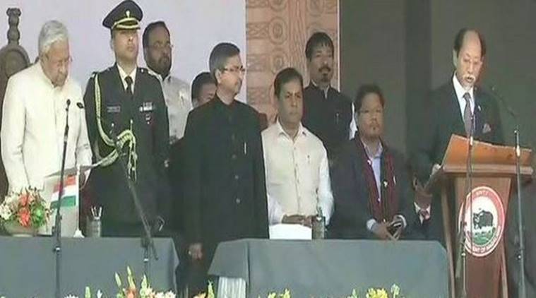 నాగాలాండ్ సీఎంగా రియో ప్రమాణ స్వీకారం