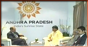 Ap Cm Chandrababu Naidu Interacting With Saudi Aramco 