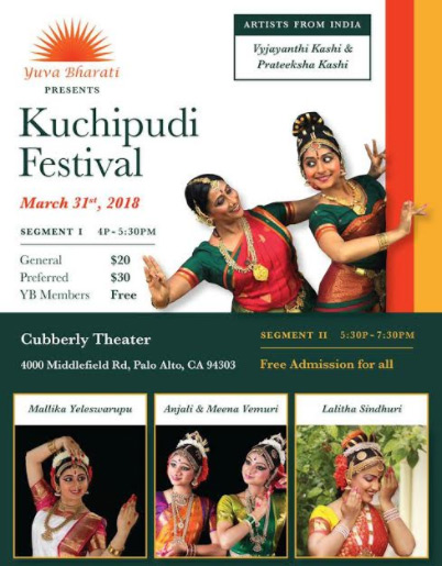 యువభారతి ఆధ్వర్యంలో బేఏరియాలో కూచిపూడి సమ్మేళనం