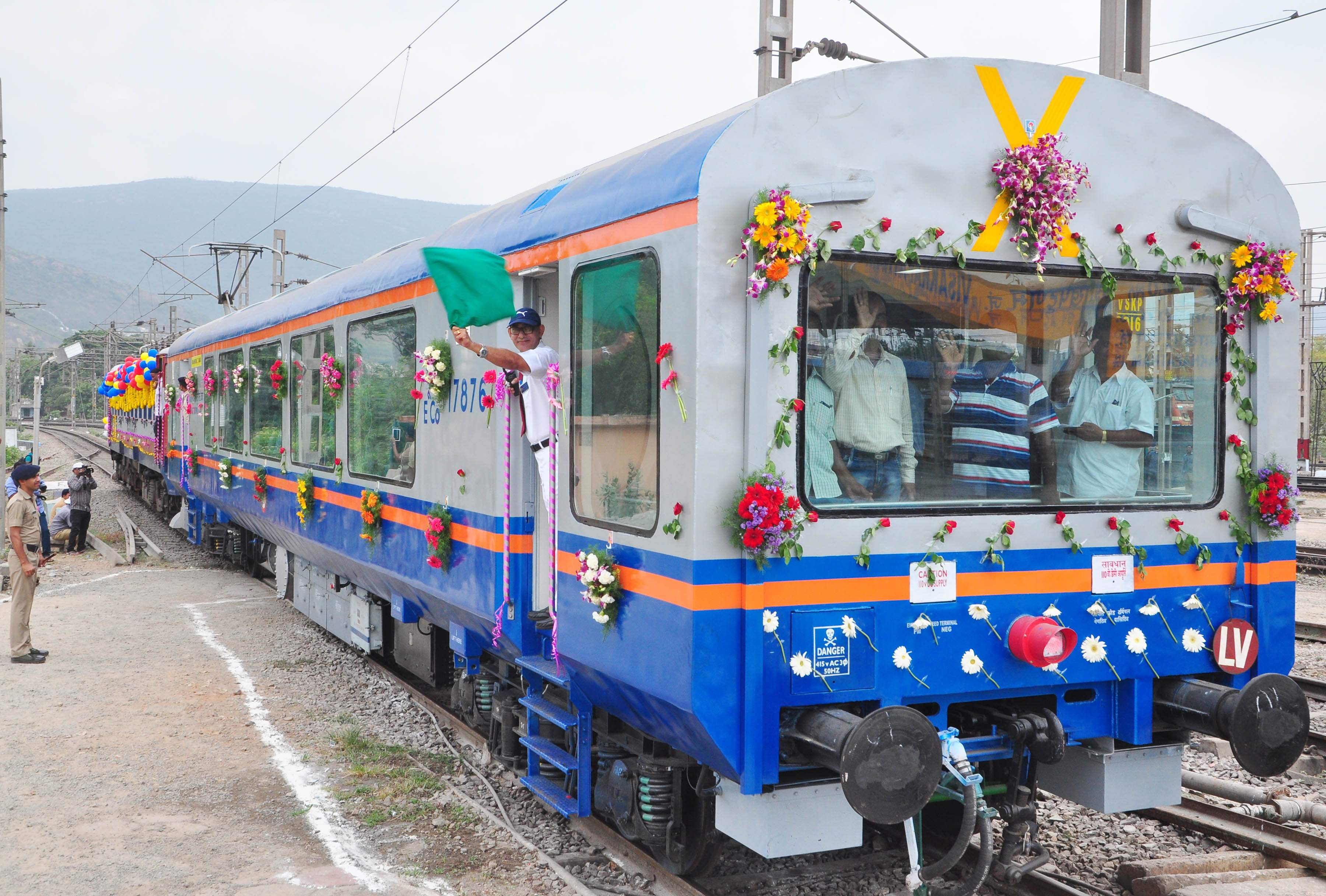 Railways Introduces Glass Ceiling Luxury Coaches For Visakhapatnam Araku Valley Route 