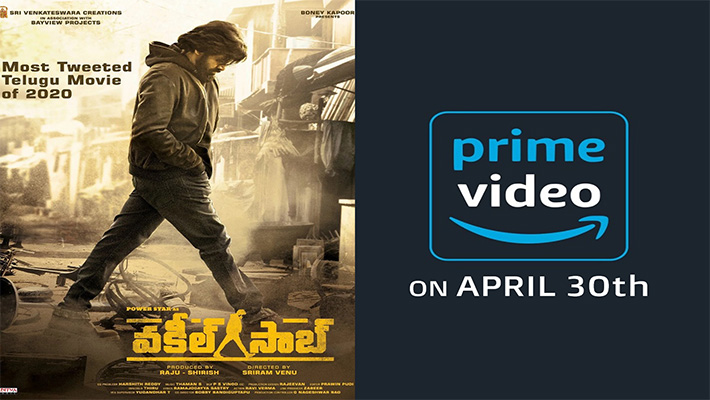 మరో రెండు రోజుల్లో… ఓటీటీ వేదిక అమెజాన్‌ ప్రైమ్‌ వీడియోలో ‘వకీల్ సాబ్’ మూవీ