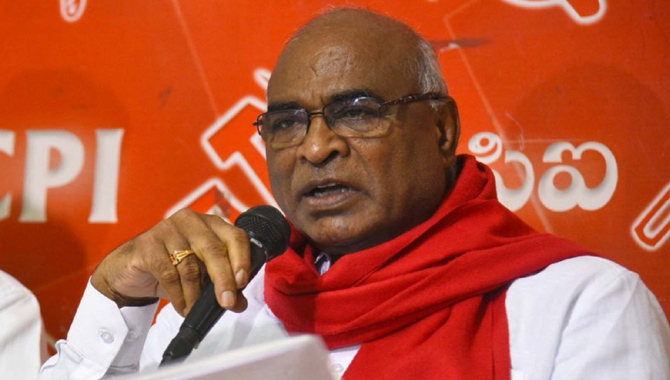 సీపీఐ రాష్ట్ర కార్యదర్శి చాడ వెంకటరెడ్డికి కరోనా
