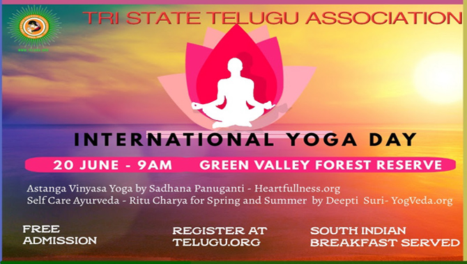 TTA International Yoga Day  on June 20