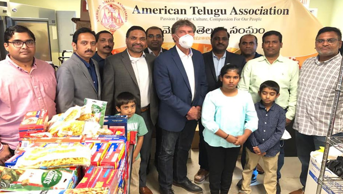 ఆటా ఆధ్వర్యంలో న్యూజెర్సిలో ఆహారసామాగ్రి పంపిణీ