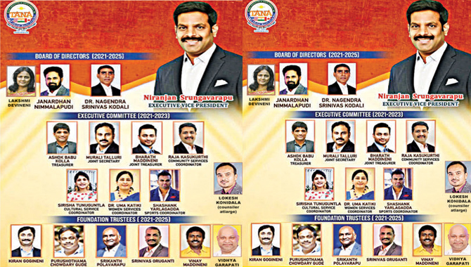 తానా ఎన్నికలు 2021-23.. విజేత నిరంజన్ శృంగవరపు- టీమ్