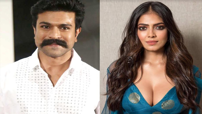 రామ్ చరణ్,  శంకర్ కాంబినేషన్ లో దిల్ రాజు చిత్రంలో హీరోయిన్ మాళవిక మోహనన్ ?