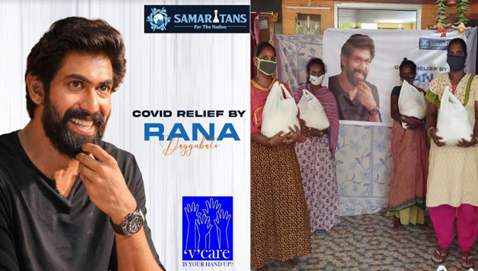 400 గిరిజన కుటుంబాలకు సహాయం అందించిన రానా దగ్గుబాటి