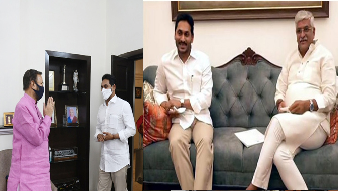 కేంద్ర మంత్రులతో భేటీ అయిన సీఎం జగన్