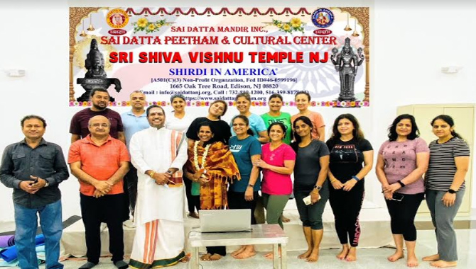 సాయి దత్త పీఠం ఆధ్వరంలో యోగా దినోత్సవం