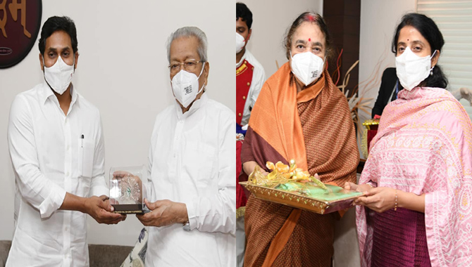 గవర్నర్ తో సీఎం వైఎస్ జగన్ భేటీ