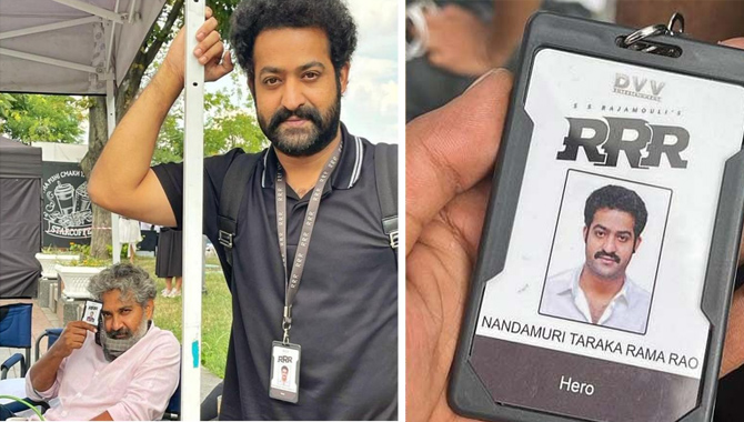 ఆర్ఆర్ఆర్ సెట్స్  లో ఎన్టీఆర్.. ఇదే ఫస్ట్ టైమ్