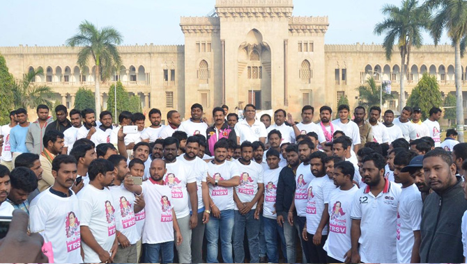 ఉస్మానియా యూనివర్సిటీలో సంబురాలు….