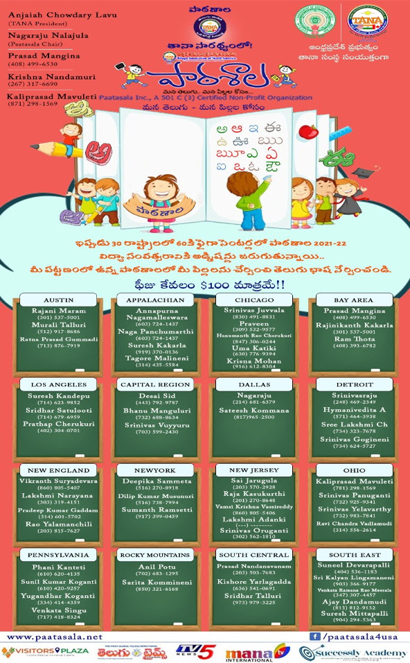 Paatasala Admissions Starting 2021-22