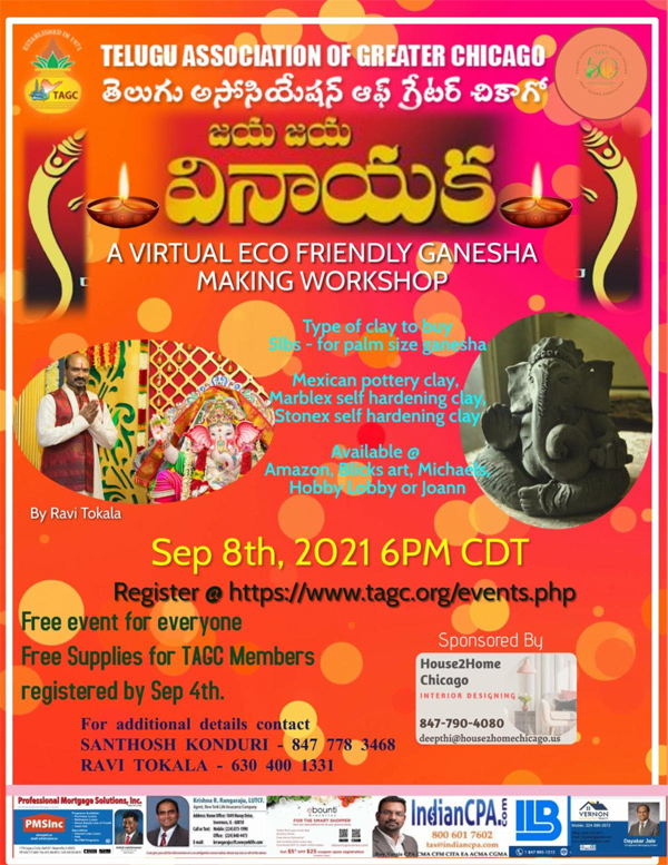 A Virtual Eco Friendly Ganesha Making Workshop