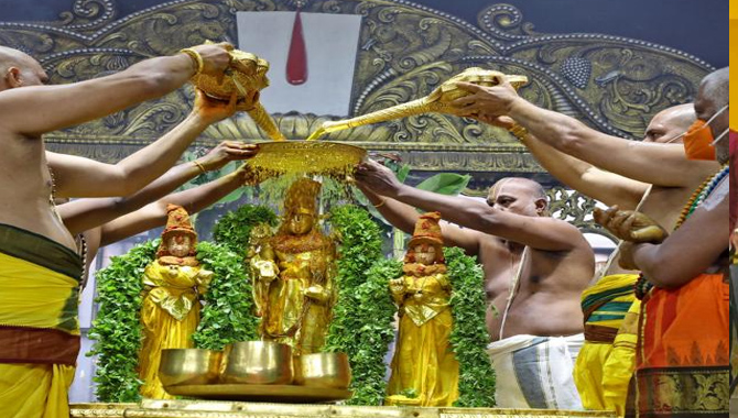 శ్రీవారి ఆలయంలో పవిత్రోత్సవాలు