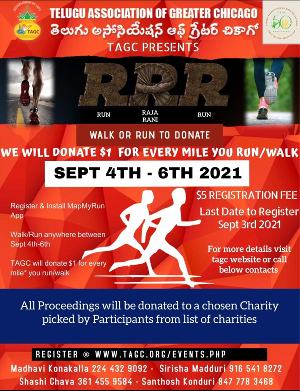 TAGC Run Sep 4th thru 6th